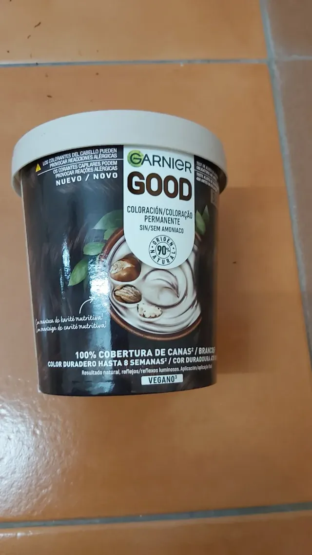 2 botes Tinte Garnier Good Coloración Permanente