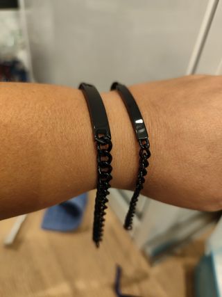 Conjunto esclavas hombre y mujer