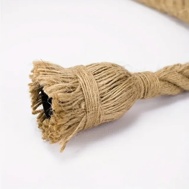 Lampara de techo colgante basica cuerda yute 90cm