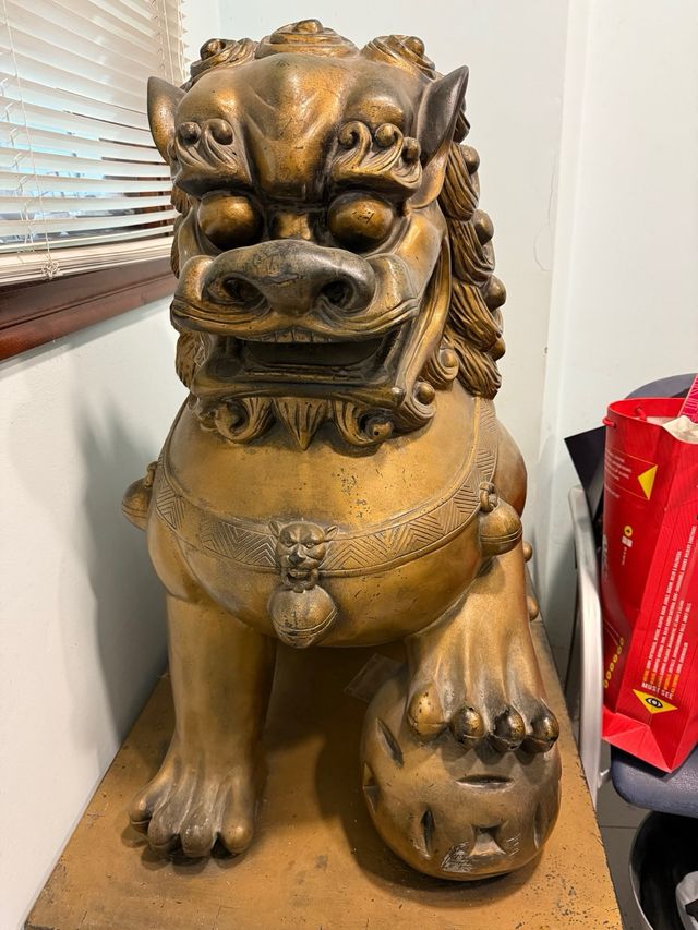 Estatua León Guardián Chino
