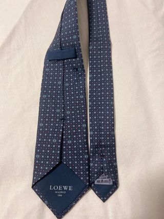 Corbata Loewe Azul y Rosa