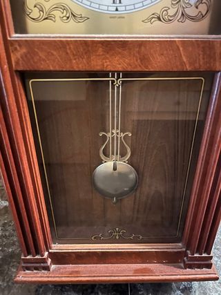 Reloj de Pared Madera y Cristal