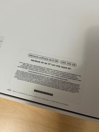 MacBook Air 2020 (Chip M1) – 13” Grigio Siderale