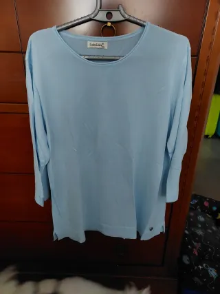 Camiseta azul celeste Luisa Loir Talla XL/XXL