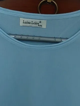 Camiseta azul celeste Luisa Loir Talla XL/XXL