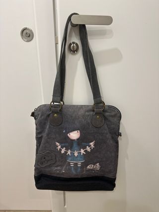 Bolso Gorjuss Gris y Azul