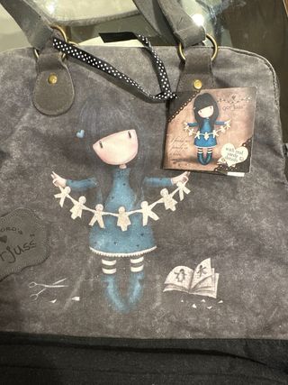 Bolso Gorjuss Gris y Azul