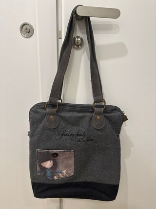 Bolso Gorjuss Gris y Azul