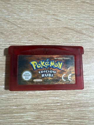 Pokémon Rubí GBA Cartucho Solo