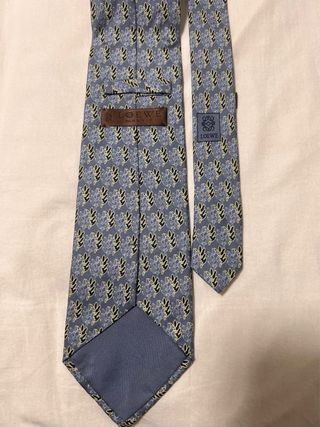 Corbata Loewe Flora Azul Multicolor