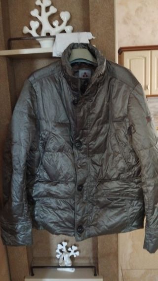 Giubbotto Peuterey uomo cotone e nylon grigio