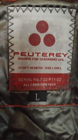 Giubbotto Peuterey uomo cotone e nylon grigio