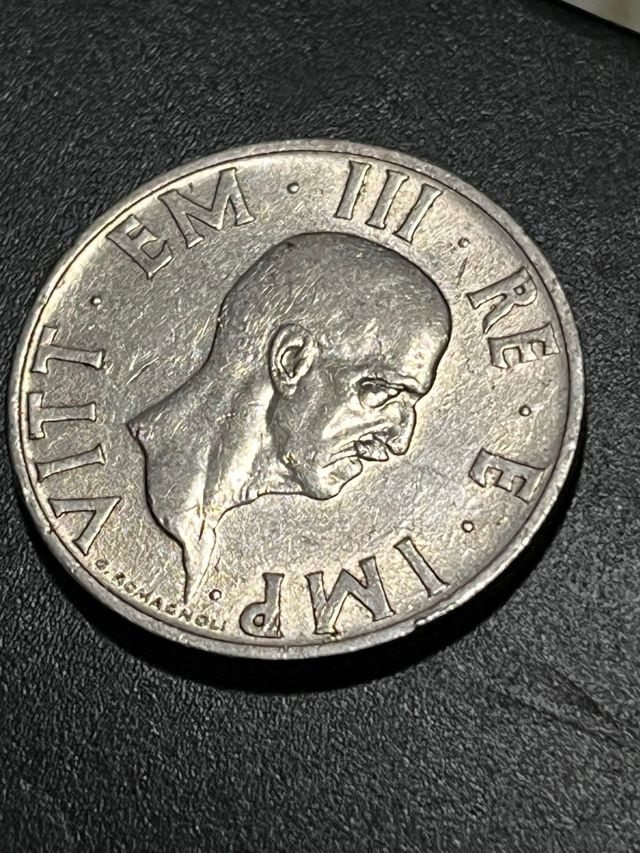 2 Lire Italia 1936 Aquila Romana