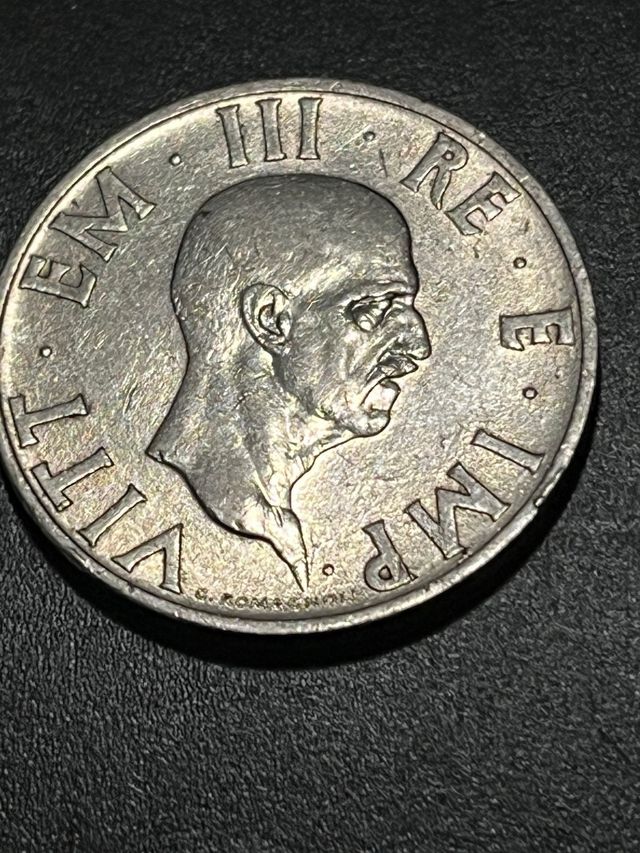 2 Lire Italia 1936 Aquila Romana