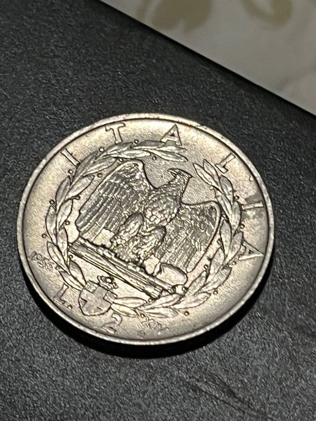 2 Lire Italia 1936 Aquila Romana