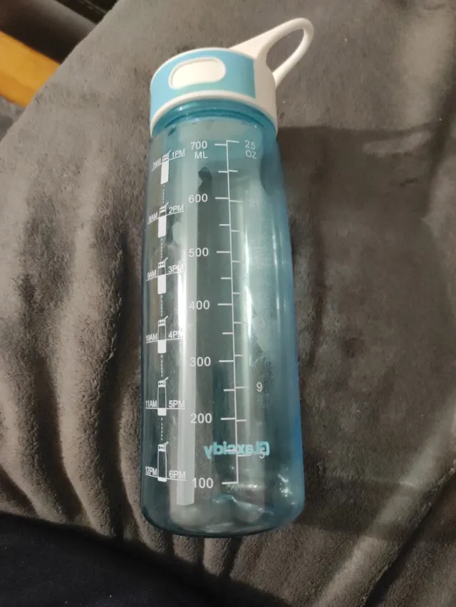 Botella de agua 800ml hidratación gimnasio fitness