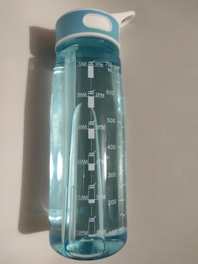 Botella de agua 800ml hidratación gimnasio fitness