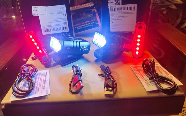 Doppio Set 4 fari in alluminio 1000 LM