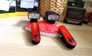 Doppio Set 4 fari in alluminio 1000 LM