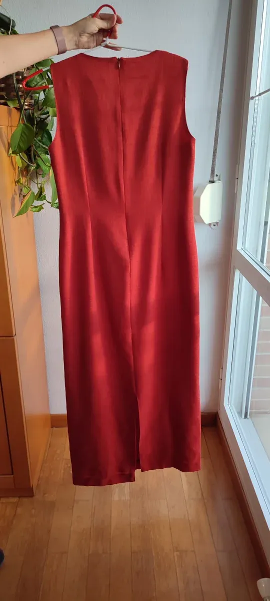 Vestido Paz Torras Rojo Talla 42