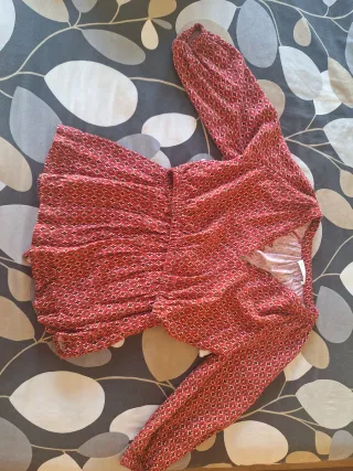 Conjunto Zara Blusa y Falda Estampado
