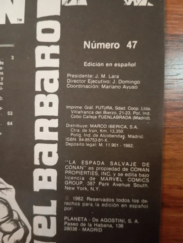 Lote Conan el bárbaro