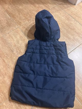 Chaleco niño azul marino 4/5 años