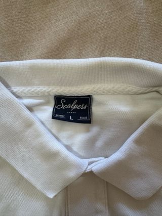 Polo Scalpers Blanco Talla L