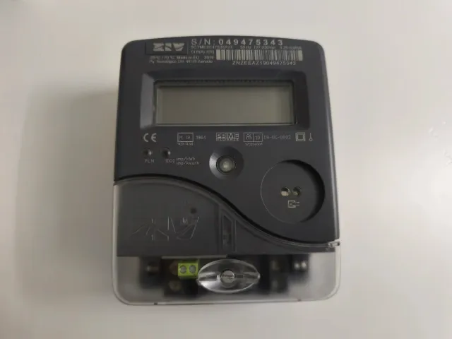 Contador Luz Eléctrico ZIV Iberdrola monofásico.