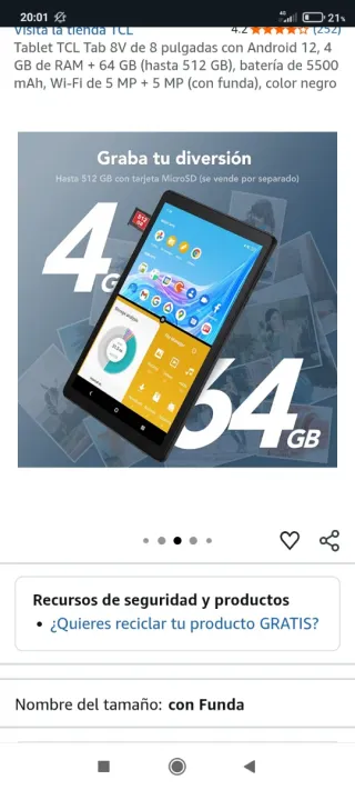 TCL TAB8 4G, GPS