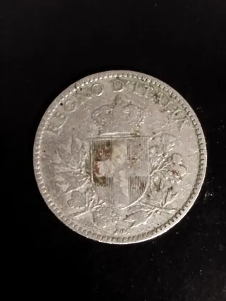 Moneda Antigua Italiana 20 Cent 1918