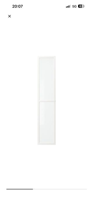 Puerta Vidrio Blanco Ikea 40x192cm