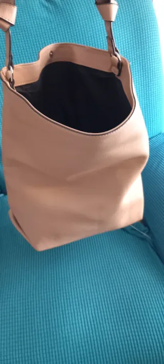 Bolso Tote Pull&Bear Beige
