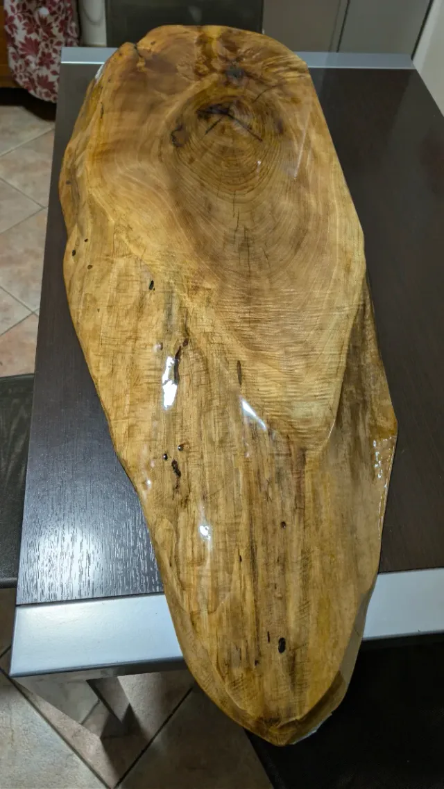 Mensola sospesa per Lavabo bagno legno Massello