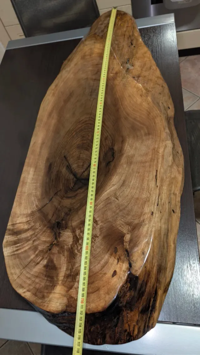 Mensola sospesa per Lavabo bagno legno Massello