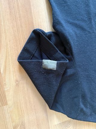 Conjunto Zara Negro Camiseta y Pantalón Corto