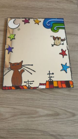Specchio per bambini in legno Elvira Royo
