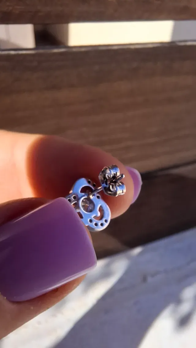 Pendientes Moissanita GRA Plata