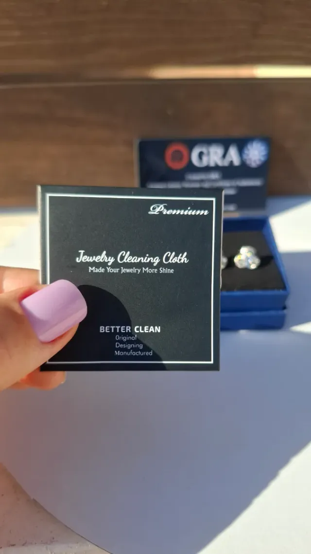 Pendientes Moissanita GRA Plata