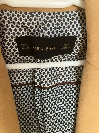 Americana Zara Beige Talla M