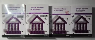 4 libros oposicion Técnico Auxiliar Informático
