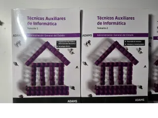4 libros oposicion Técnico Auxiliar Informático