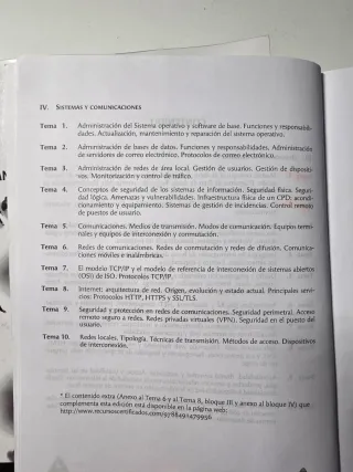 4 libros oposicion Técnico Auxiliar Informático