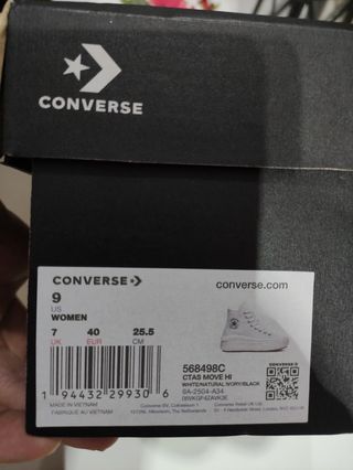 Converse Blancas Plataforma