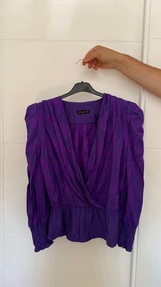 Blusa Panambi Morada Talla XL