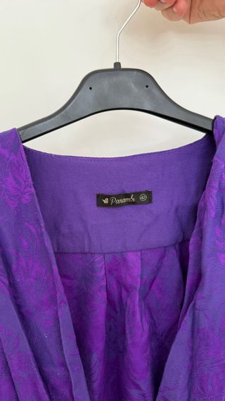 Blusa Panambi Morada Talla XL