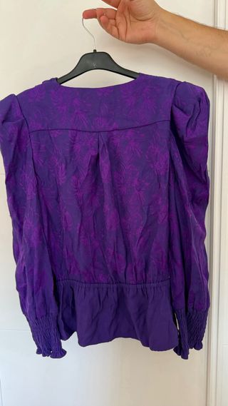 Blusa Panambi Morada Talla XL
