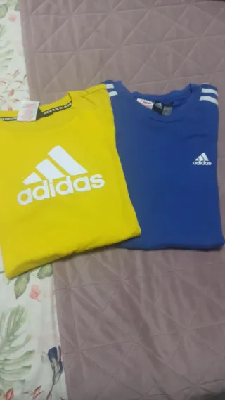 Camisetas Adidas niño Talla 11-12 (2 uds)