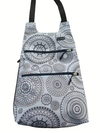 Mochila Mandalas Marrón Semi-impermeable