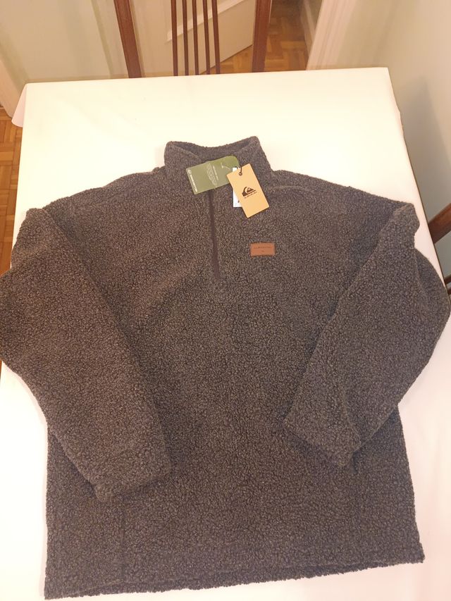 Velo Polar Masculino Quiksilver Tamanho M Castanho